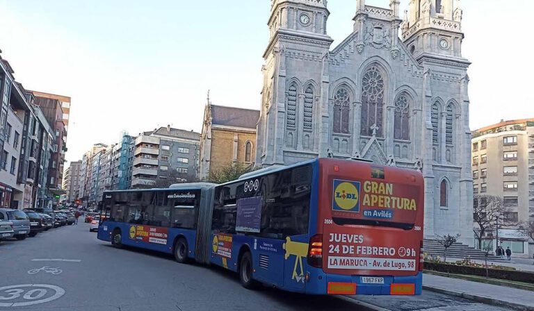 Publicidad en autobuses Avilés y Mieres - Bus & Trucks Marketing