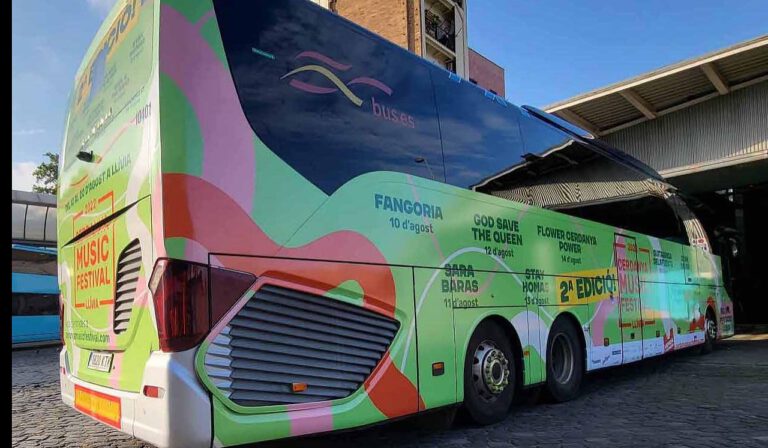 Publicidad en autobuses interurbanos Cataluña - Bus & Trucks Marketing